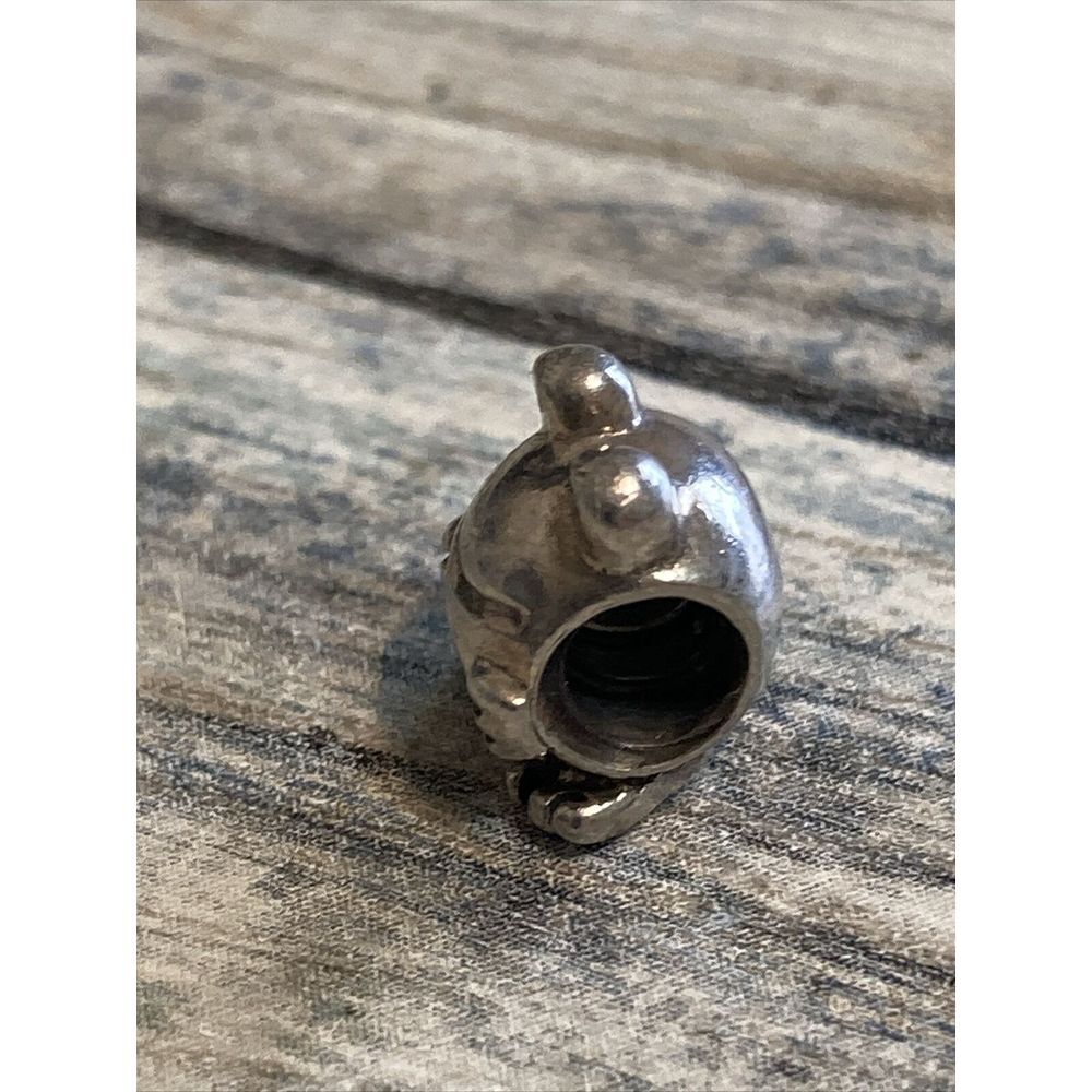 Authentic PANDORA Sterling Silver Frog Charm 925 ALE Retired - Picture 2 of 6